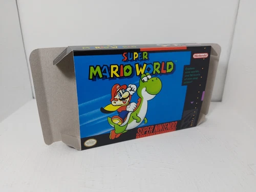 Super Mario World - NTSC - Snes - Only Box - Nintendo
