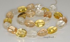 20X15-15X12MM MIX QUARTZ GEMSTONE NUGGET LOOSE BEADS 7.5inch