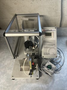 QuickPouch Micro Automated Desktop Pouch Opener for Filling Quick Pouch W/ Lid