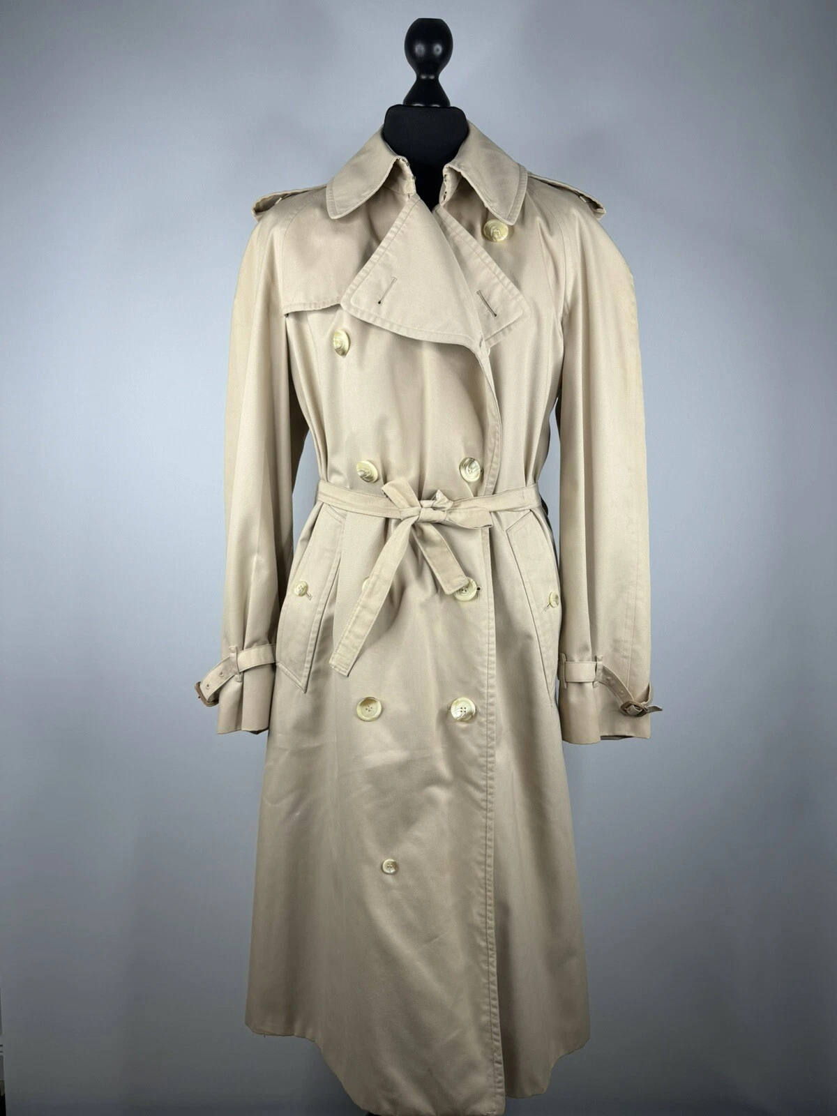 Burberry — Burberry Men's Trench Coat Overcoat Light Beige Size 52