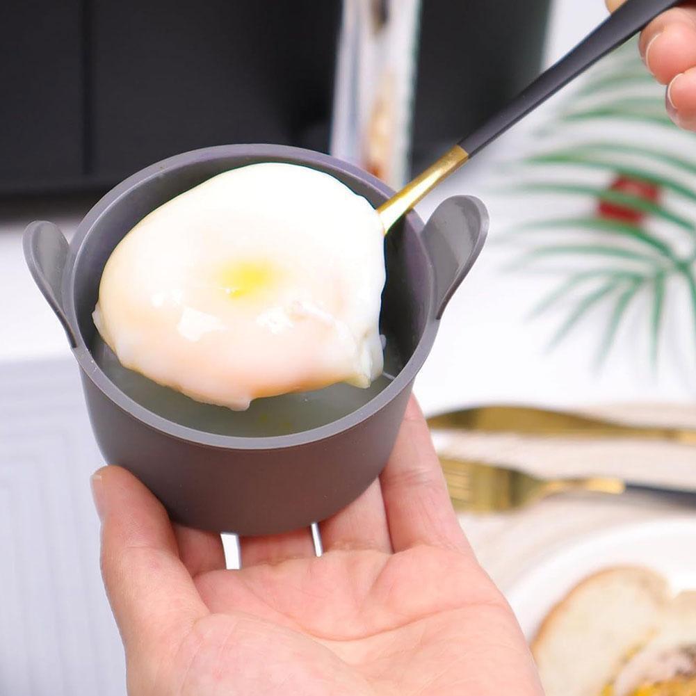 Microwave Scrambled Egg Cooker Silicone Egg Poacher D1 Poached Heat