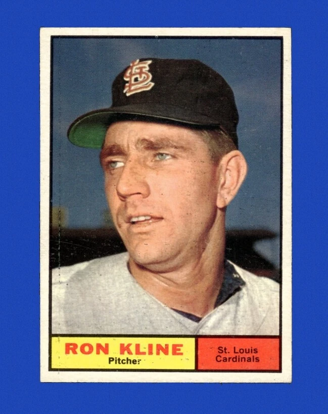 1961 Topps Set-Break #127 Ron Kline EX-EXMINT *GMCARDS*