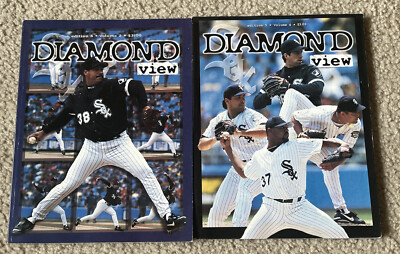1996/1997 CHICAGO WHITE SOX THE DIAMOND VIEW MAGAZINE LOT OF 2 DIFFERENT