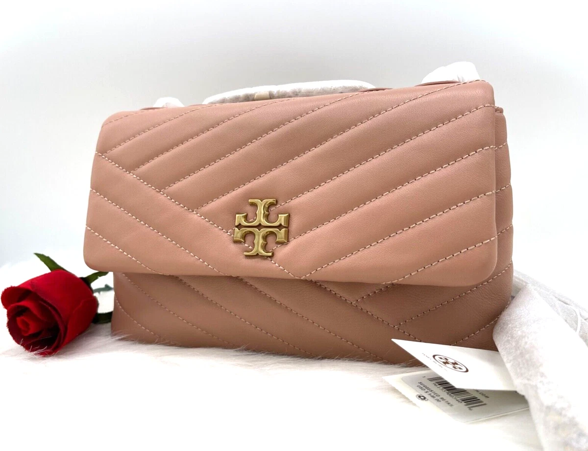 Tory Burch Kira Chevron Small Convertible Leather Shoulder Bag