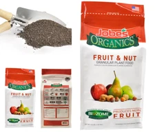 Organic Granular Fruit and Nut Fertilizer with Biozome OMRI Listed, 4 lbs Bag