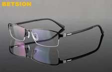 Fashion Metal Glasses Eyeglasses Frames Rx able unisex Half Rim Spectacles Rx