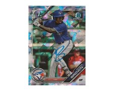 Dasan Brown Autographed 2019 Bowman Chrome Draft MOJO #BDC-63 Baseball Card