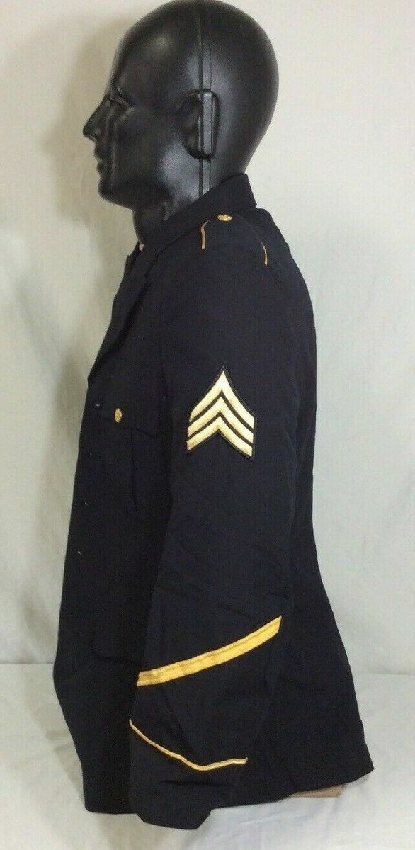 ARMY ASU OLD STYLE DRESS BLUES UNIFORM SIZE IN DESCRIPTION, PRE-OWNED | eBay