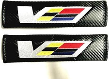 V Series Sport Car Seat Belt Shoulder Pad Cover Cushion Harness Pad For Cadillac