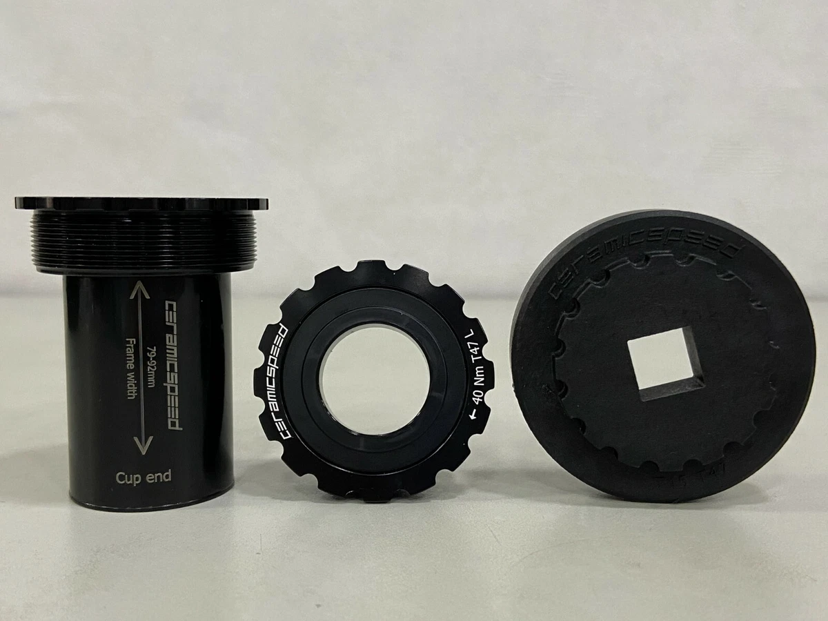 Ceramicspeed T47/86 HG24 Bottom Bracket for Shimano (Coated,Black