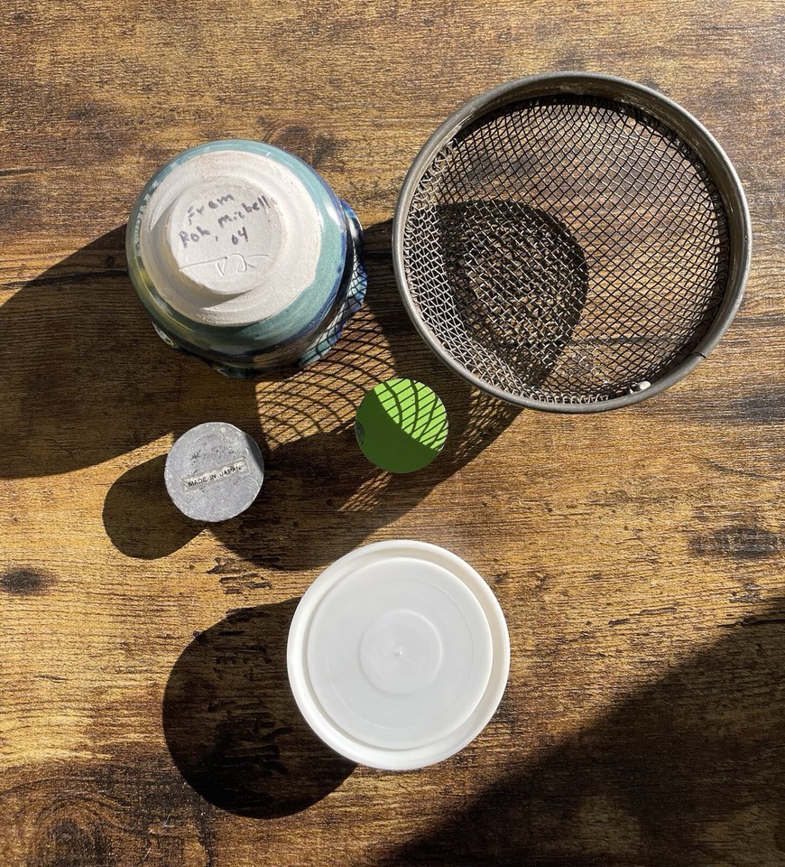 Vintage Lot Flower Frogs Metal Spike Floral Arrangement 4 eBay