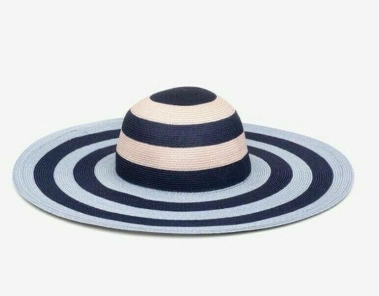 Eugenia Kim Bunny packable wide brim striped Sun Hat - One 