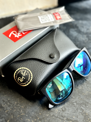 Ray-Ban Rb4165 Justin Men's Sunglasses Blue Mirror 622/55