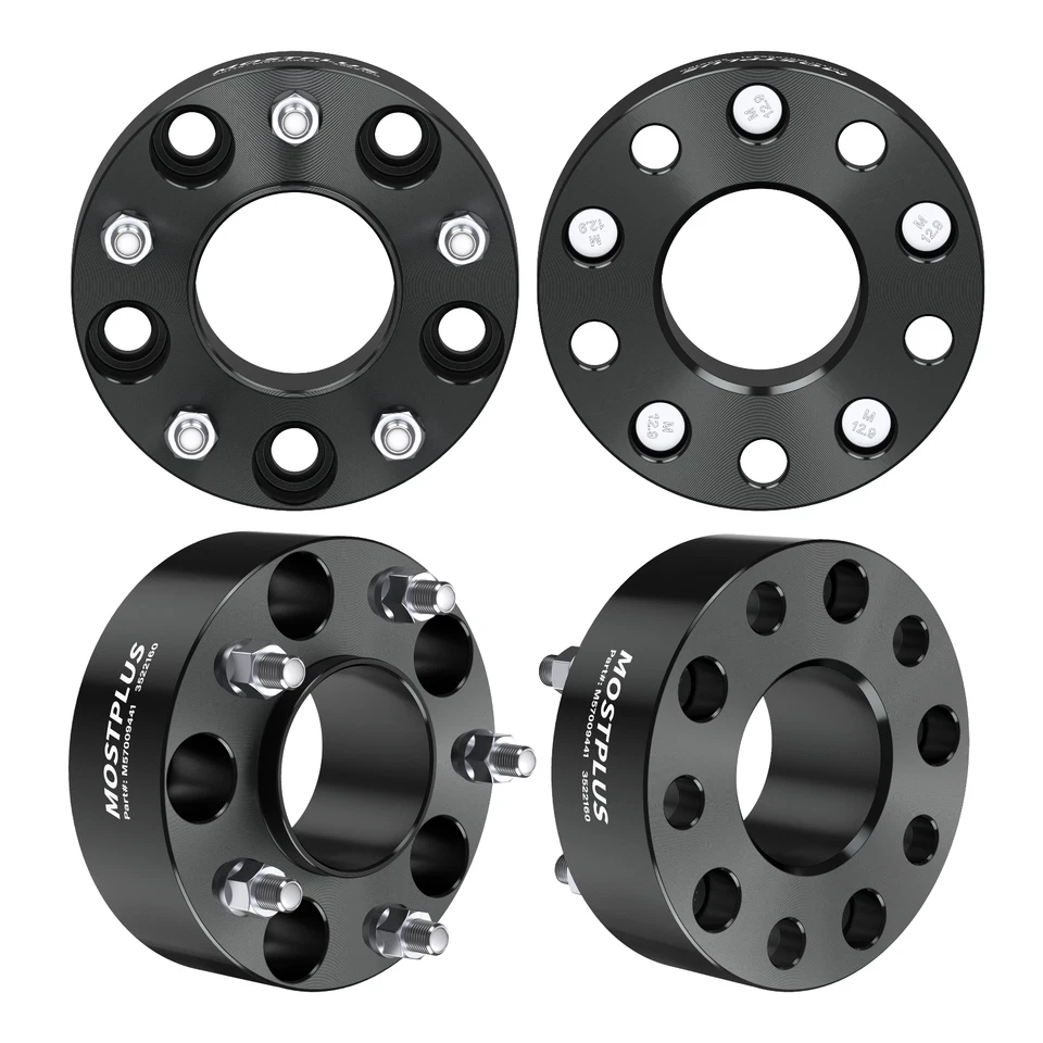 4PCS 2" 5x5 Hubcentric Wheel Spacers fits Jeep JK JKU Wrangler Grand Cherokee - Image 2 of 4