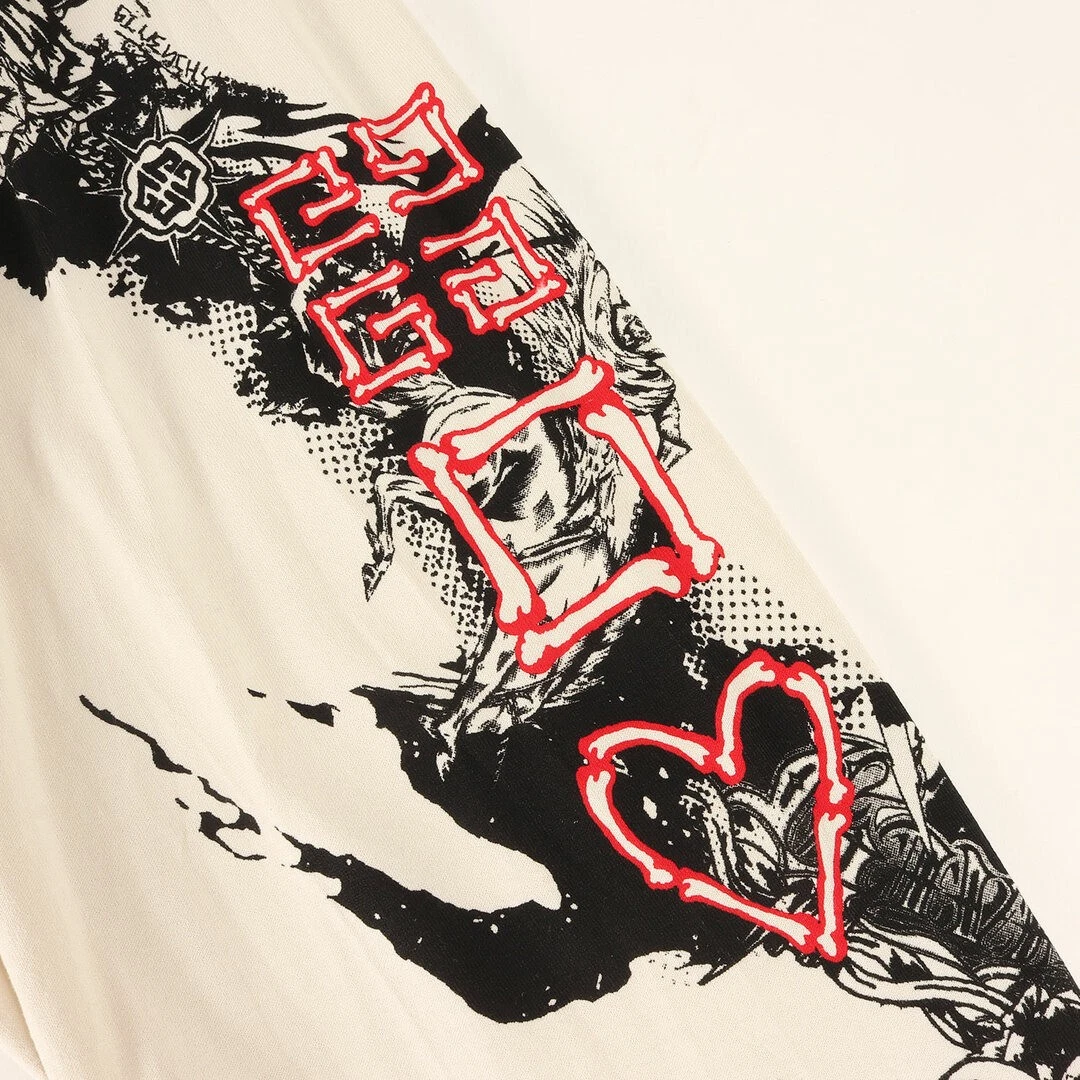 Felpa con cappuccio GIVENCHY taglia: S 21AW oversize grafica a quadri (GOTHIC HOODIE) usata BEEG 0