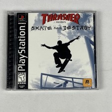 Thrasher Skate and Destroy (PlayStation PS1 ) CIB Complete w/ Manual Tested