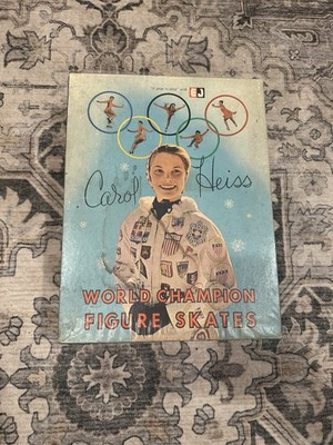 Vintage Box for Carol Heiss World Champion Figure Skates Size 6
