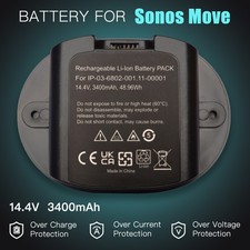 3400mah Replacement Battery for Sonos Move, MOVE1US1 Speaker