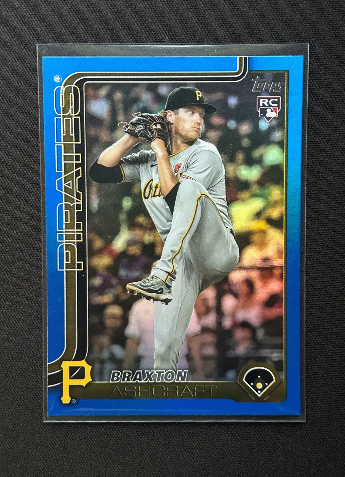 2025 Topps Update Series - Braxton Ashcraft #US32 - Blue Holofoil /150 - RC - NM