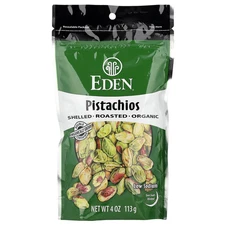 Organic Pistachios, Sea Salt Misted, 4 oz (113 g)