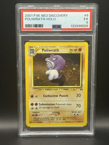 Poliwrath (Unlimited) graded PSA 5 for sale on eBay