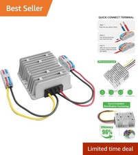 DC 36V/48V Step Down to 12V 20A Waterproof Buck Converter for Safe Power Supply