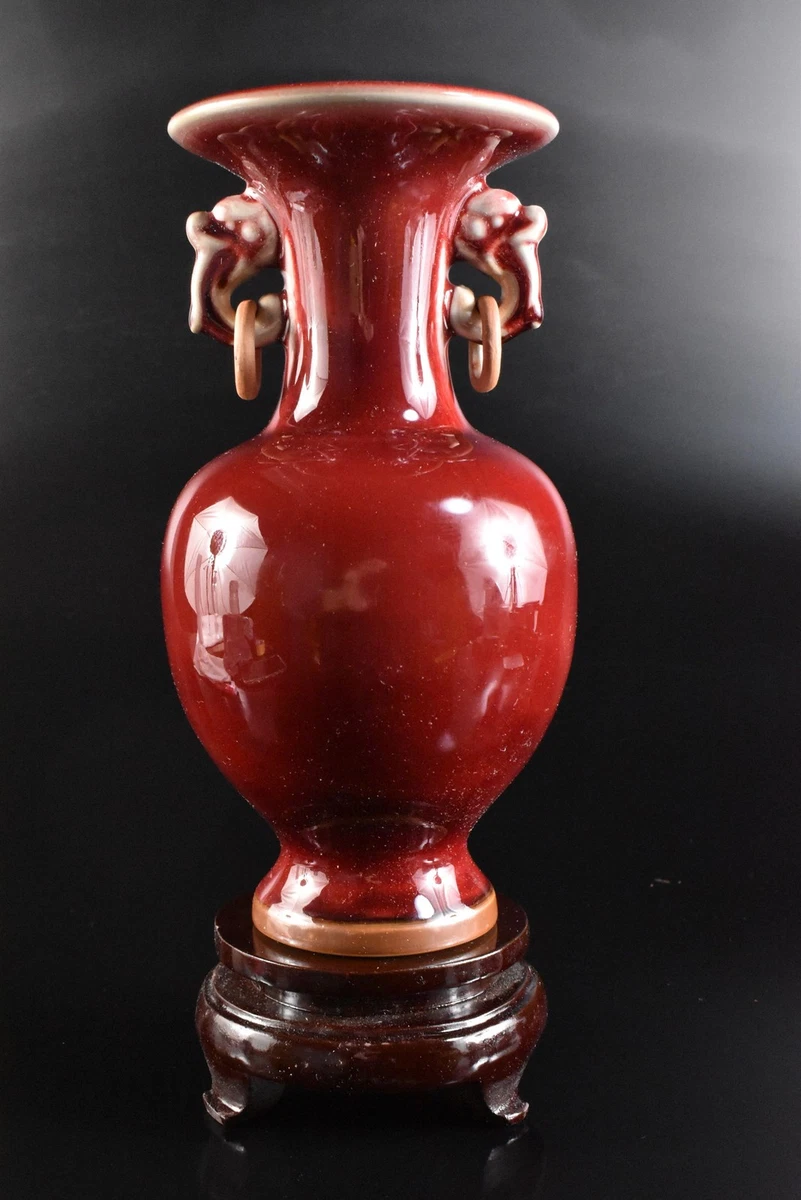红色中国古董花瓶| eBay 红色中国古董花瓶| eBay