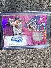 JASSON DOMINGUEZ 2025 TOPPS PRISTINE POPULAR DEMAND PATCH PINK /15 Q6252