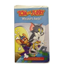 Warner Video Tom and Jerry Whiskers Away 10 Episode Clamshell VHS