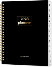 Planner 2026 Weekly and Monthly, January 2026-December 2026, 6.4"X8.3", Tabs, No