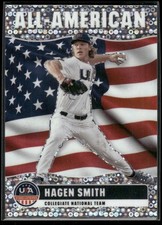2026 Panini Stars and Stripes Prizm Hagen Smith #4 All-American Disco