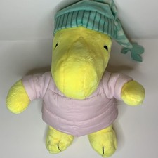 Peanuts Woodstock Pink Puffer Jacket Coat Plush 2024
