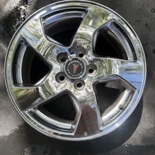 2002 2005 PONTIAC BONNEVILLE OEM 17" CHROME ALLOY WHEEL RIM 02 03 04 05 AZTEC