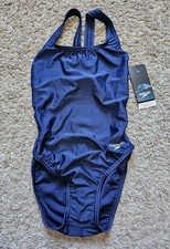 Speedo Pro LT Team Navy Adult One Piece Swimsuit Women's Size 6/32 NWT
