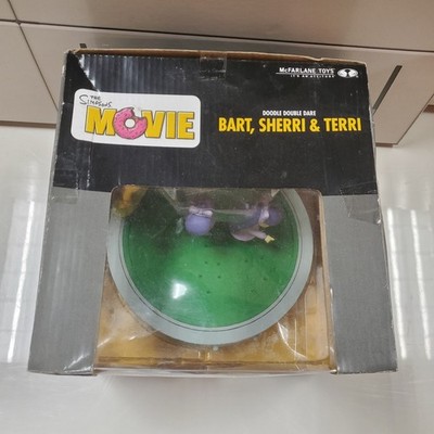 Simpsons Movie Bart Sherri Terri DOODLE Double Dare McFarlane Toys
