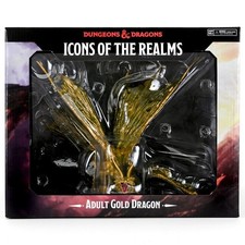 Dungeons  Dragons Icons of the Realms Gargantuan Adult Gold Dragon NEW