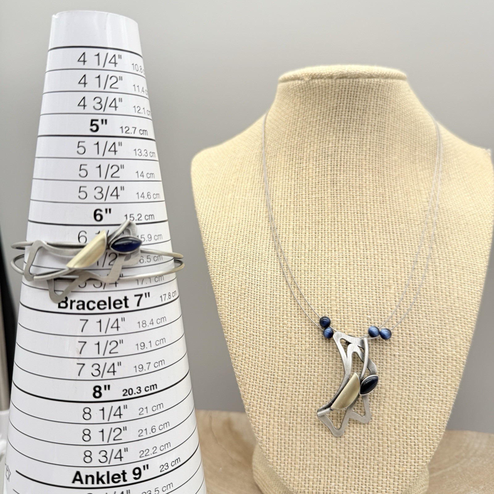 Christopher Poly Signed Modernist Sculptural Neck… - image 2