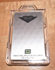 RFID Blocking Secure Badge Holder - Duolite Card ID Holder - Unused