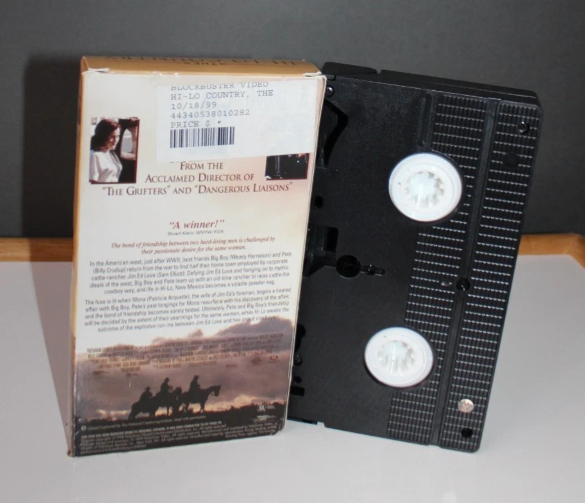 The Hi-Lo Country VHS Movie Woody Harrelson Blockbuster Pre-Viewed Foto 2 de 4