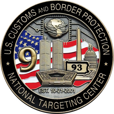EL16-14 National Targeting Center NTC Challenge Coin CBP