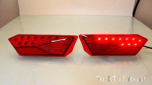 Pair Red Lens Tail Light For 2014-2025 Polaris RZR Turbo 1000 XP 900 S 2412341 - Picture 14 of 22