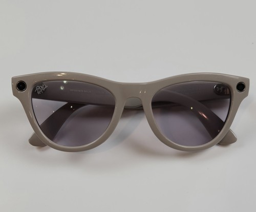 Ray-Ban Meta Skyler Glasses Meta  Shiny  Gray RW4010 670013 52-20 