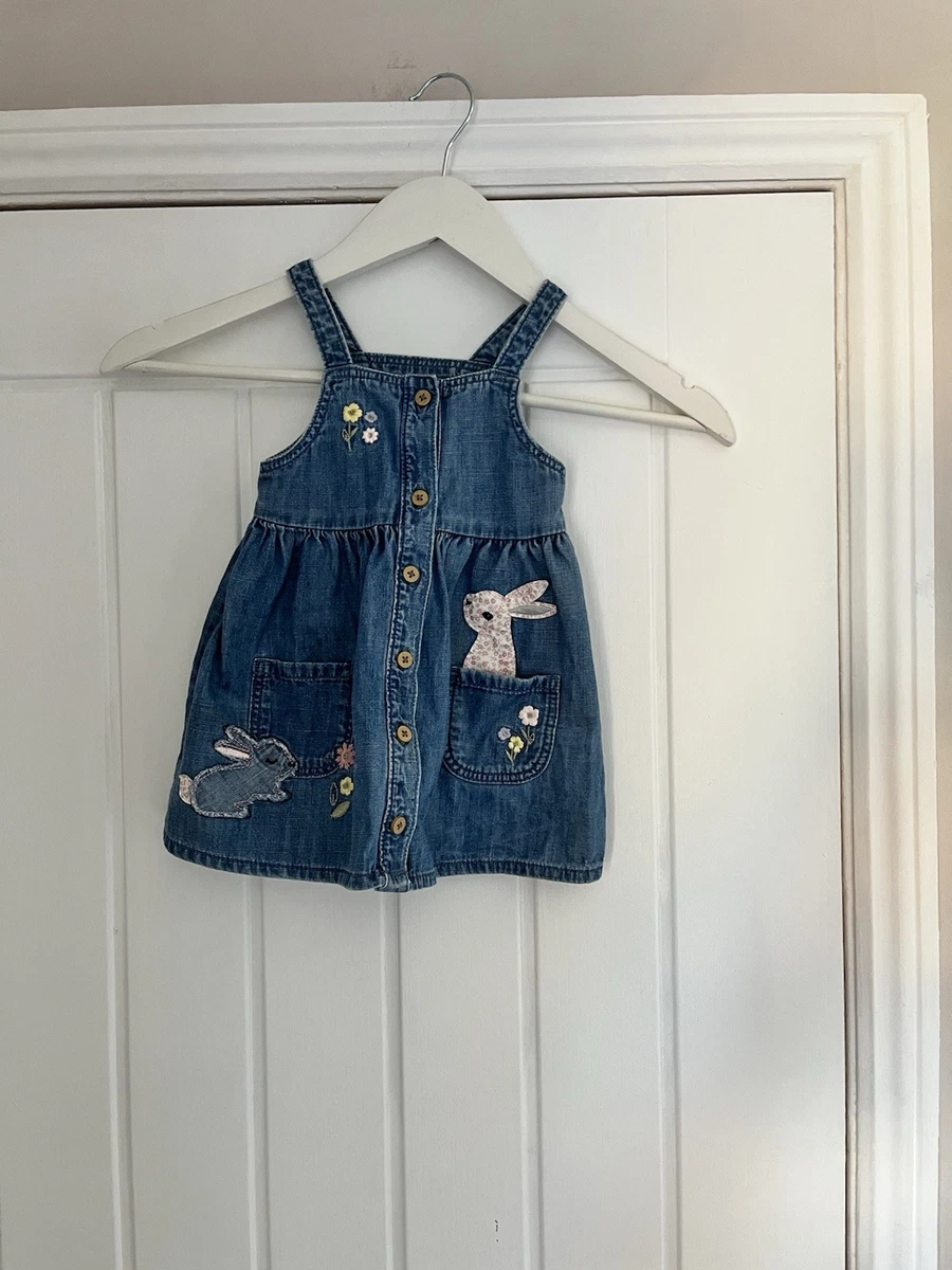 Robe Fille Taille 4T (4 Ans) - Couleur Bleu Canard à Pois - Style Fit & Flare Pour Pâques Ou Occasion