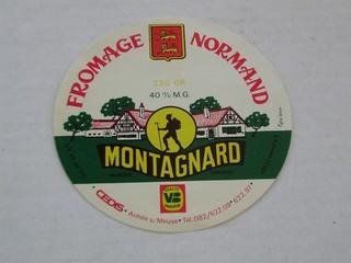 étiquette de fromage MONTAGNARD