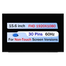 New 15.6" FHD 30 Pin for Dell Latitude 5520 5510 5500 LED LCD Screen Replacement
