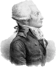 FRENCH REVOLUTION - Portrait of ROBESPIERRE - 19th century engraving