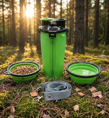 Pets Go Out Futter- & Wasserbecher Doppel-Funktion für unterwegs Haustiere
