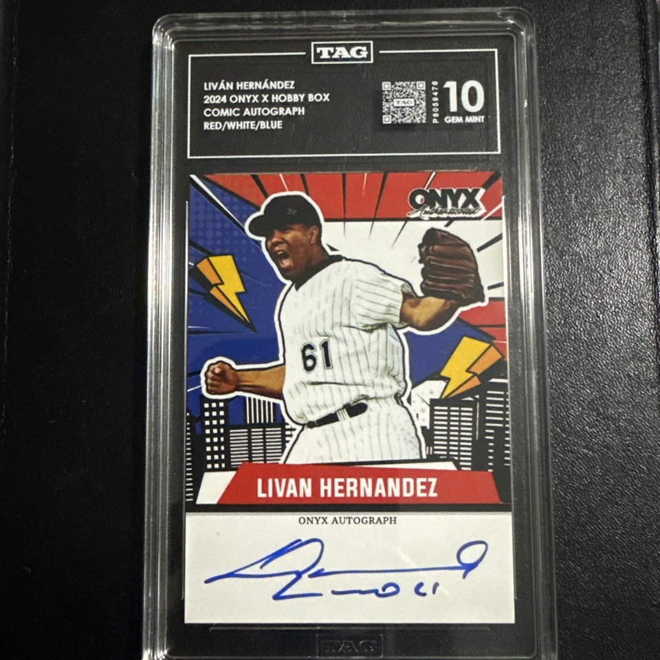 2024 Onyx x Ливан Эрнандес автограф ярлык драгоценный камень новом 10 синий подпись - Изображение 2 из 3
