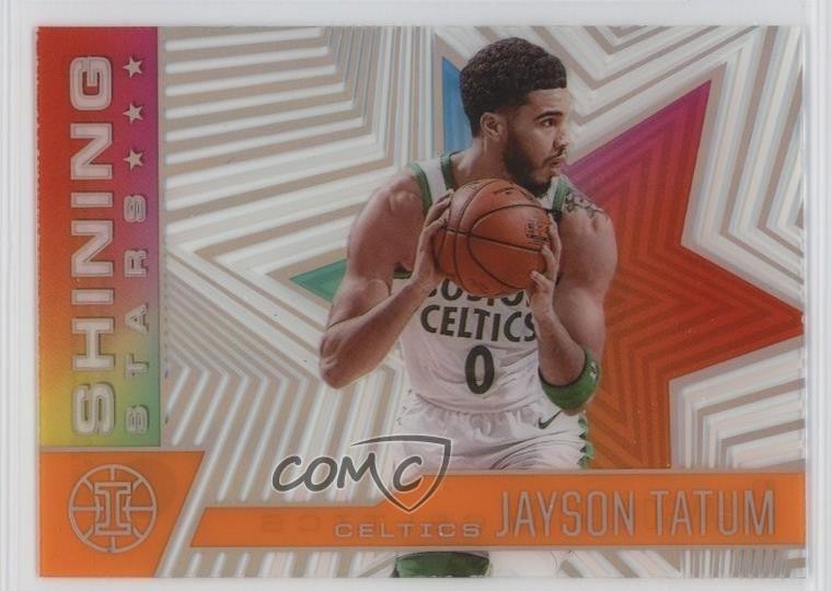 2020-21 Panini Illusions Shining Stars Orange Jayson Tatum #7 0gp4