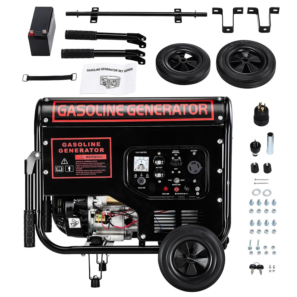 6000W Gas Inverter Generator Electric Start 110V&220V Generators ...